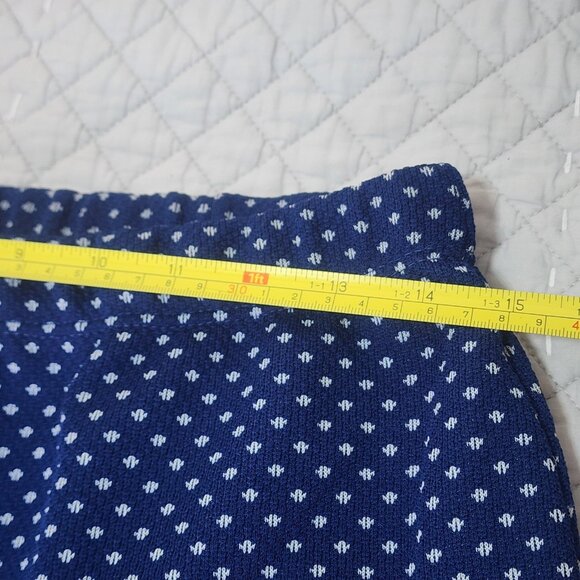 Koret of California Women's Blue White Polka Dot Wide Leg Pants Trousers Vintage - Picture 5 of 10